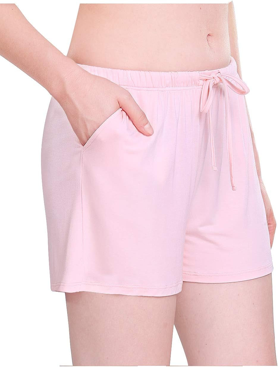 Womens Pajama Shorts Sleep Shorts Stretchy Pajama Pants