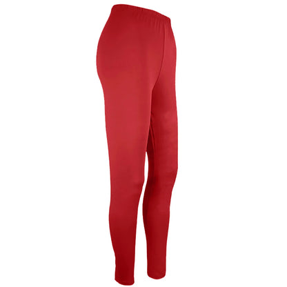 Yoga Leggings for Women Joggers Trendy Tummy Control Butt Lifting Solid High Waist Pants Basic Fitness Sport Tight Leggings Red L