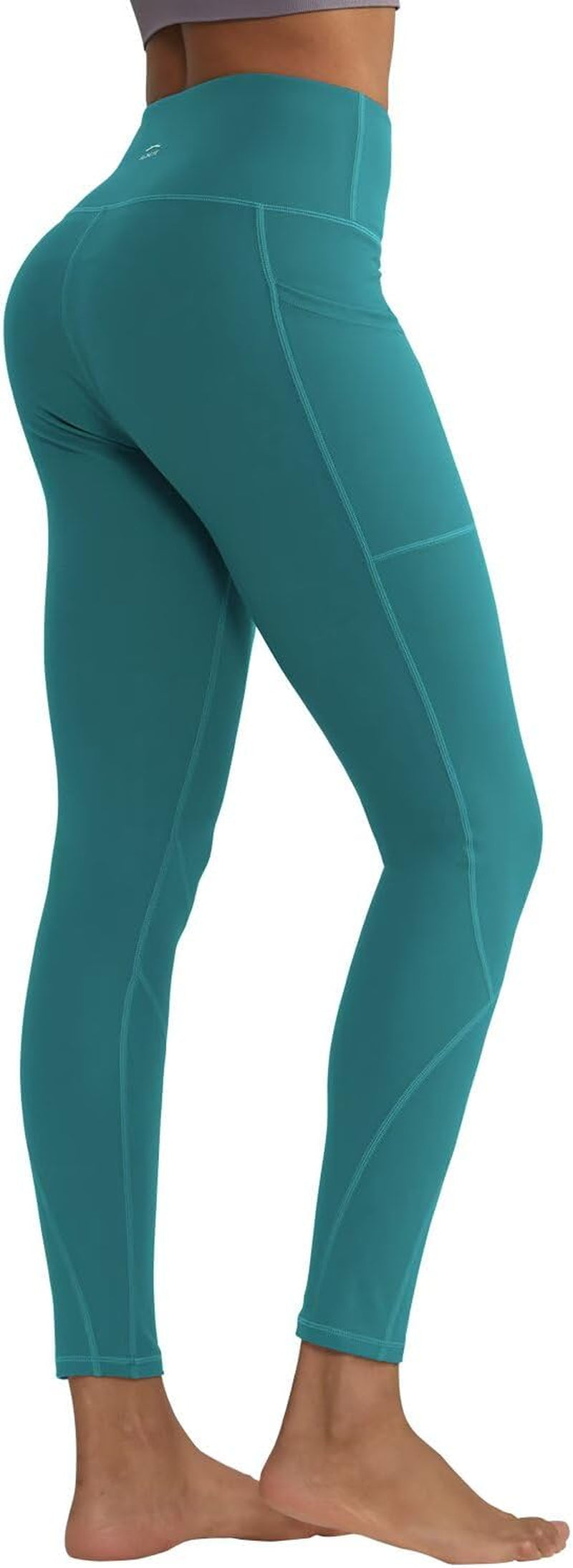 High Waisted Leggings for Women with 3 Pockets, Tummy Control Yoga Pants for Workout Yoga Casual