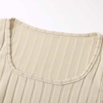 Women'S Square Neck Ribbed Ruched Tank Tops Summer Casual Sleeveless Slim Fit Ribbed Knit Tops