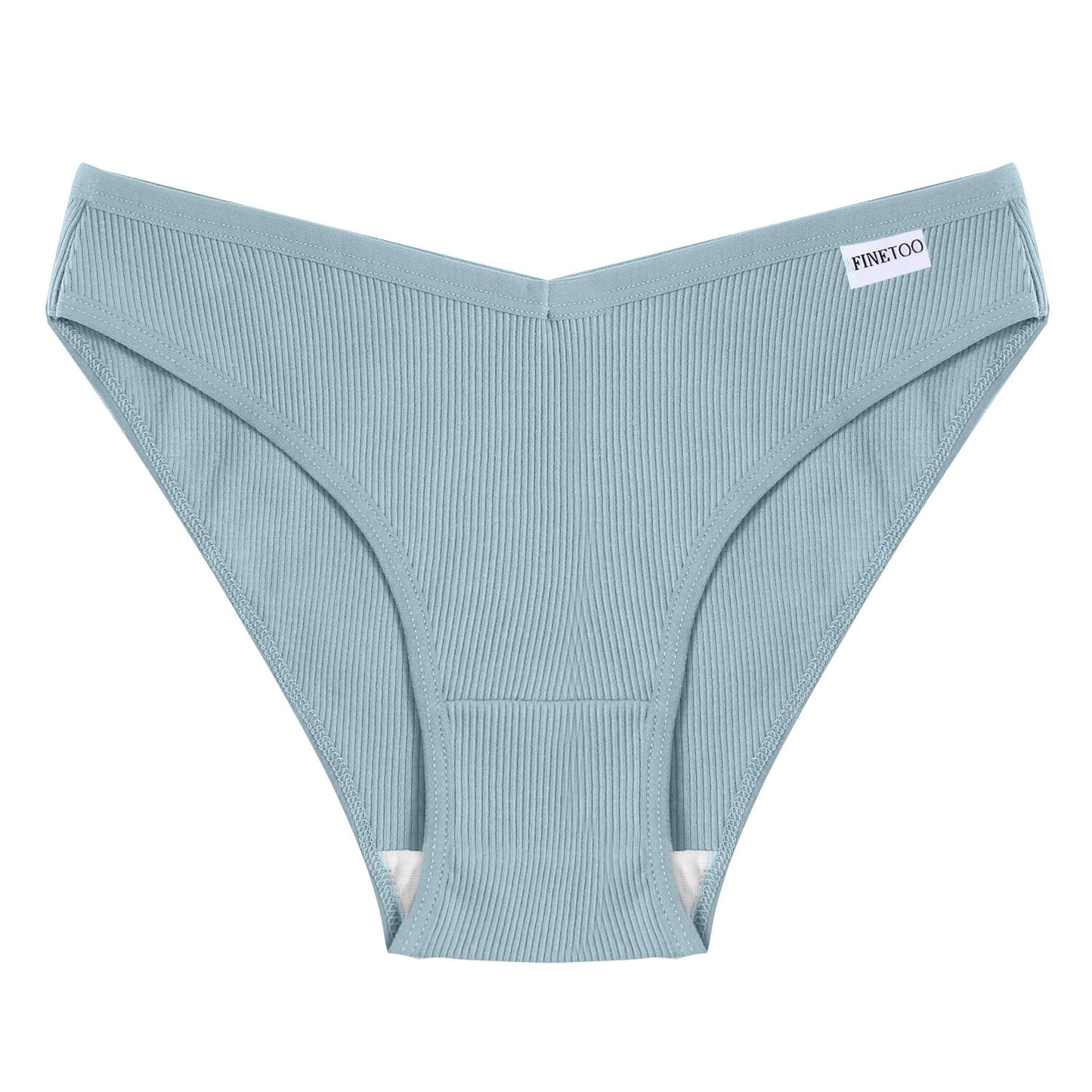 Womens Cotton Underwear Soft Stretch Bikini Panties High Cut Panties Sexy Low Rise Hipster Cheeky S-XL 6Pack