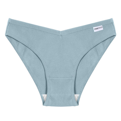 Womens Cotton Underwear Soft Stretch Bikini Panties High Cut Panties Sexy Low Rise Hipster Cheeky S-XL 6Pack